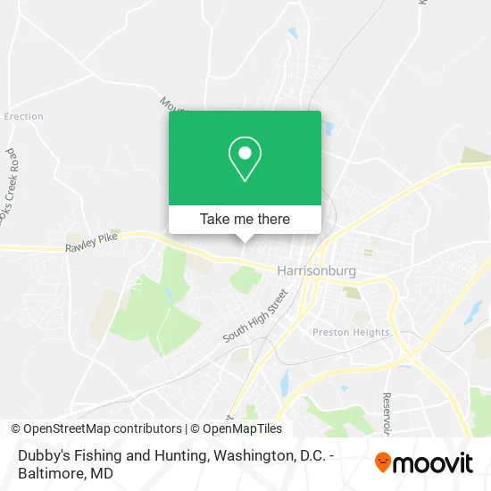 Dubby's Fishing and Hunting map