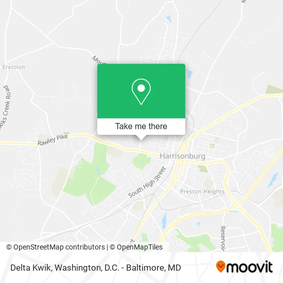 Delta Kwik map