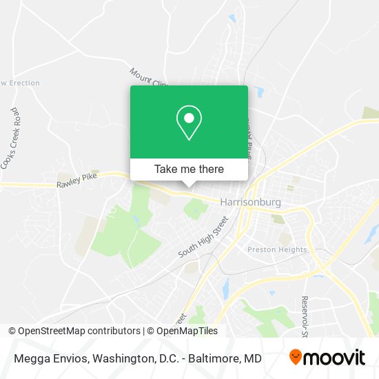 Megga Envios map