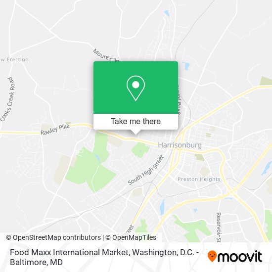 Mapa de Food Maxx International Market