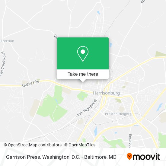 Garrison Press map