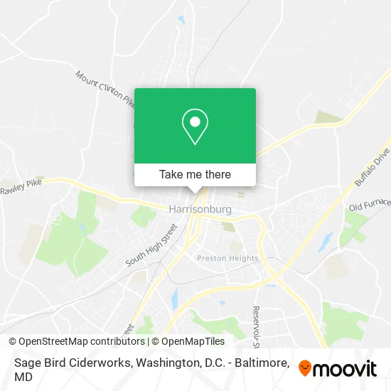 Sage Bird Ciderworks map