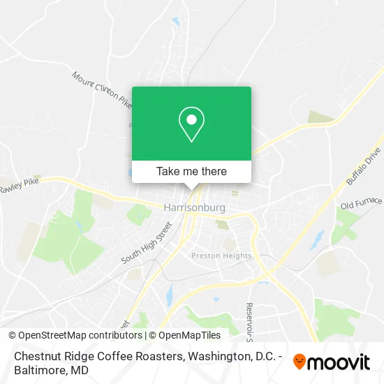 Chestnut Ridge Coffee Roasters map
