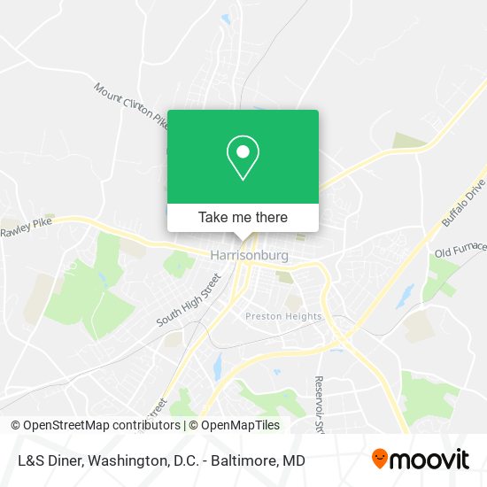 L&S Diner map