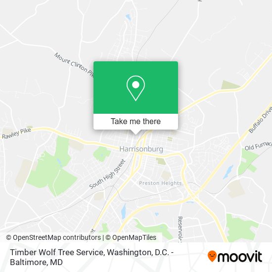 Timber Wolf Tree Service map