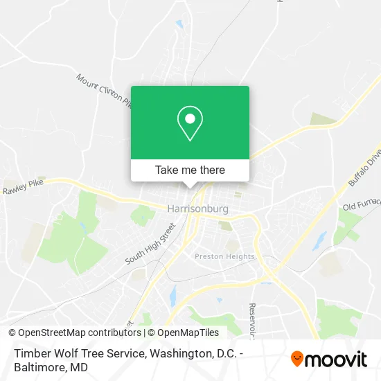 Timber Wolf Tree Service map