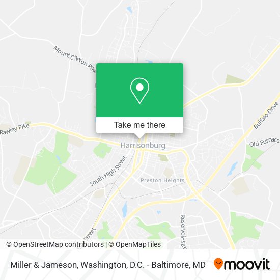Miller & Jameson map