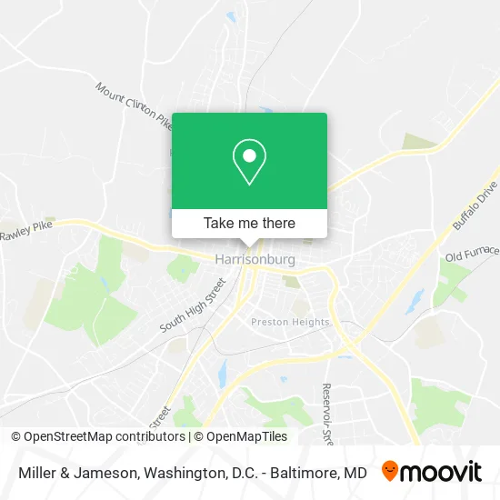 Miller & Jameson map