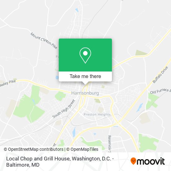 Local Chop and Grill House map