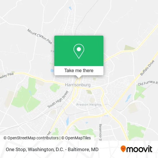 One Stop map