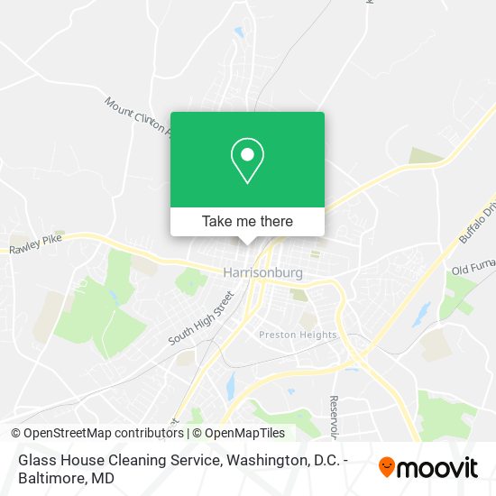 Glass House Cleaning Service map