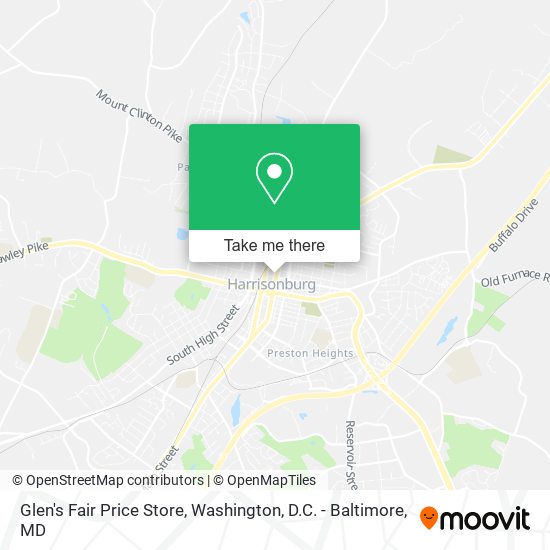 Mapa de Glen's Fair Price Store
