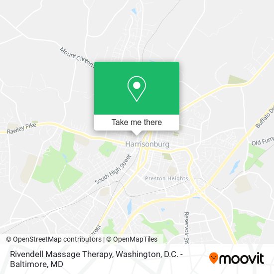 Mapa de Rivendell Massage Therapy
