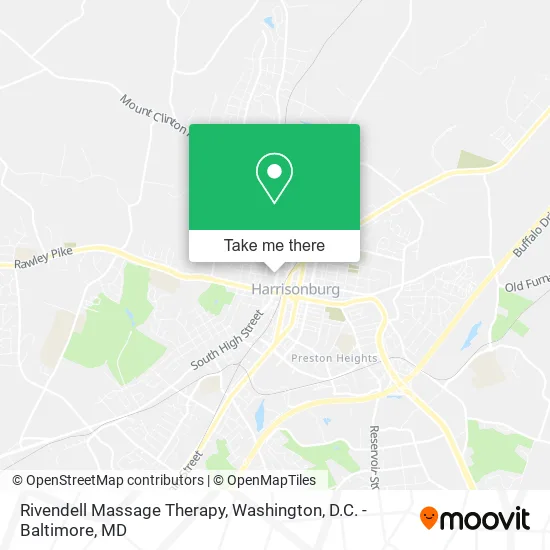 Rivendell Massage Therapy map