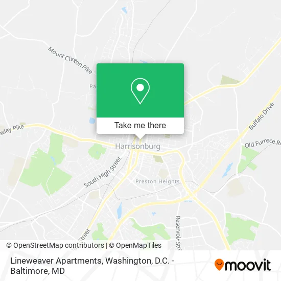 Lineweaver Apartments map