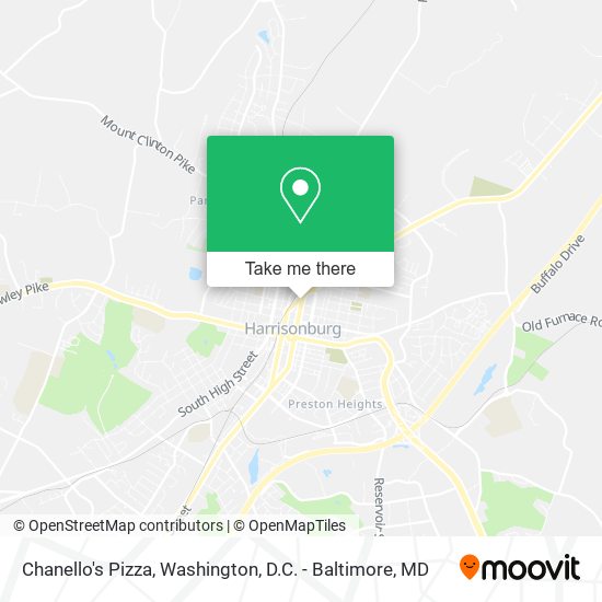 Mapa de Chanello's Pizza