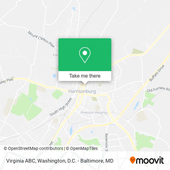 Virginia ABC map