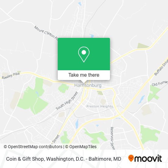 Coin & Gift Shop map