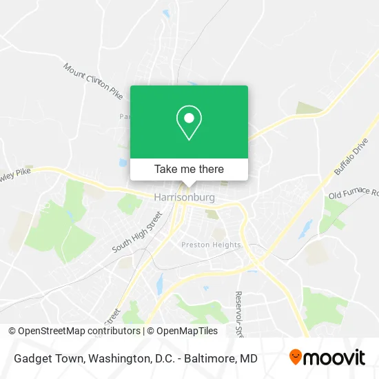 Gadget Town map
