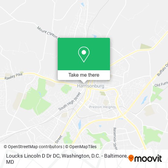 Loucks Lincoln D Dr DC map