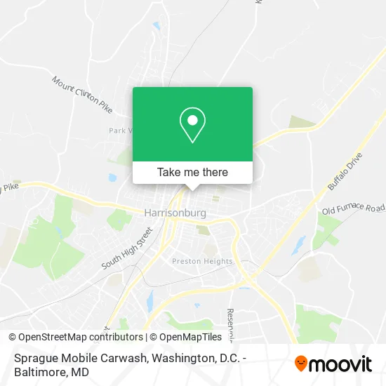 Sprague Mobile Carwash map