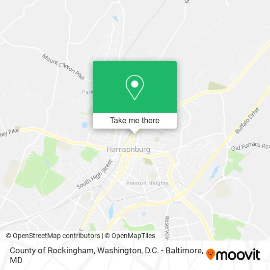 County of Rockingham map