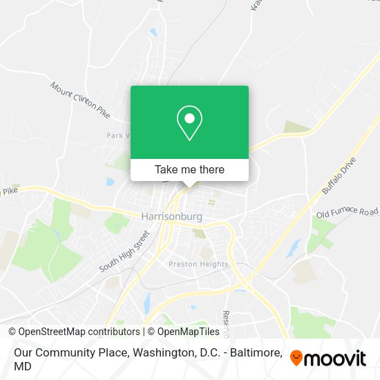 Our Community Place map