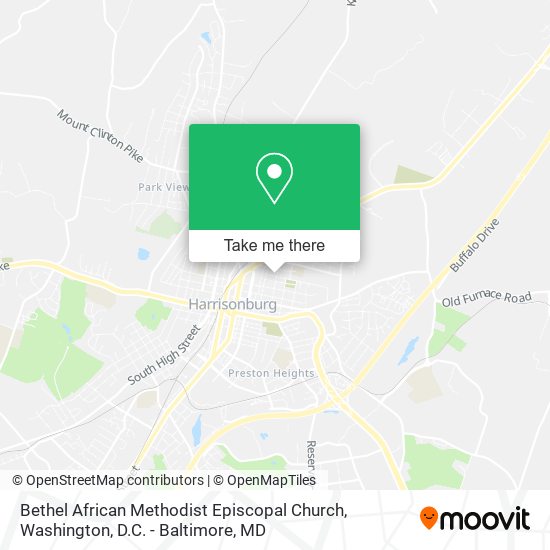 Bethel African Methodist Episcopal Church map