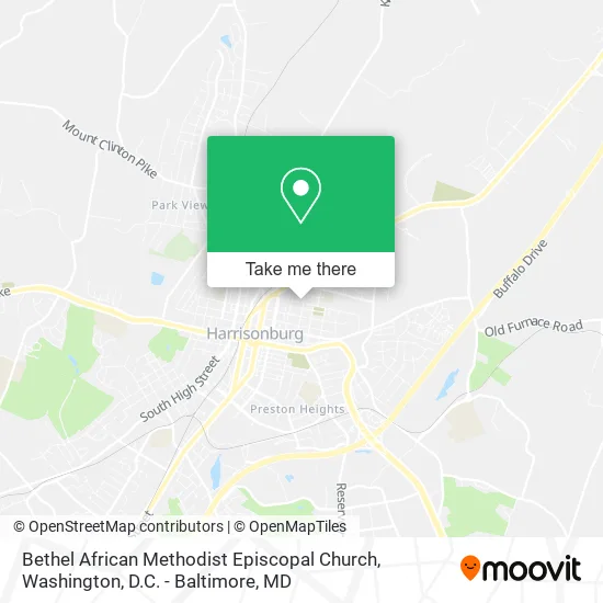 Mapa de Bethel African Methodist Episcopal Church