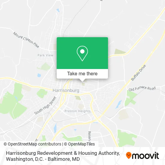 Harrisonburg Redevelopment & Housing Authority map