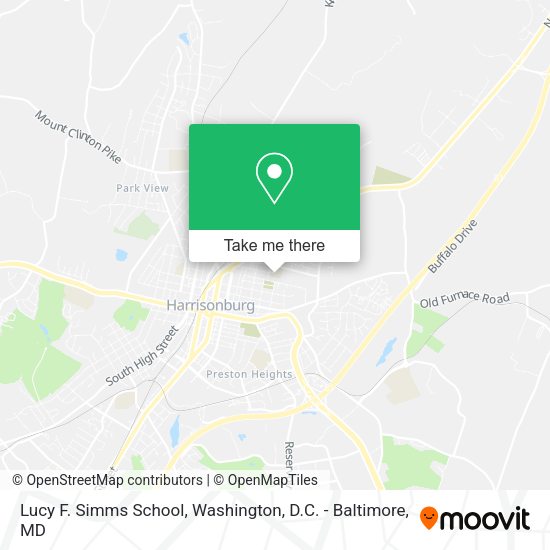 Lucy F. Simms School map