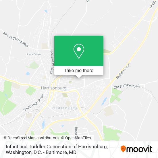 Mapa de Infant and Toddler Connection of Harrisonburg