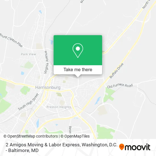 2 Amigos Moving & Labor Express map