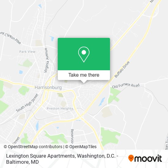 Mapa de Lexington Square Apartments