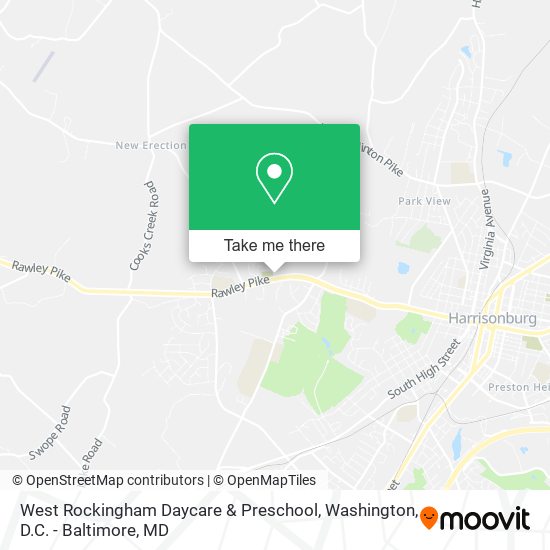 Mapa de West Rockingham Daycare & Preschool