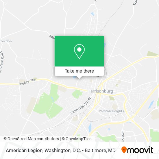 American Legion map
