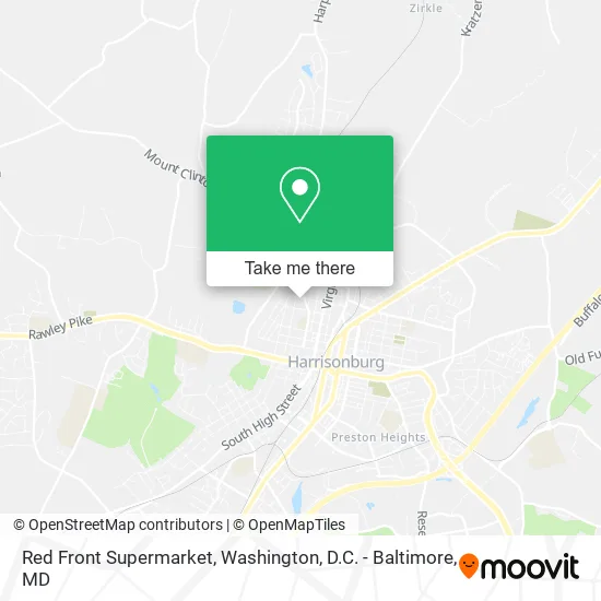 Red Front Supermarket map