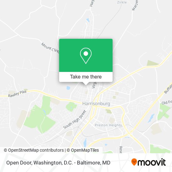 Mapa de Open Door