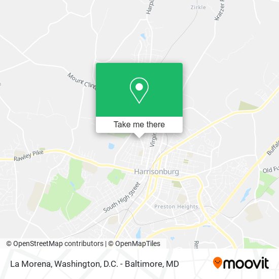 La Morena map