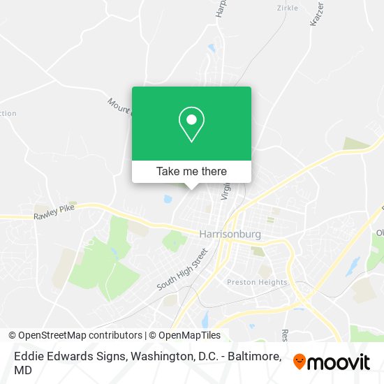 Mapa de Eddie Edwards Signs