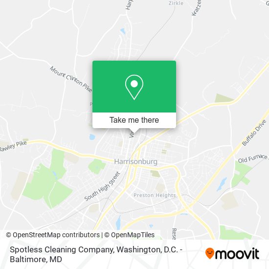Mapa de Spotless Cleaning Company