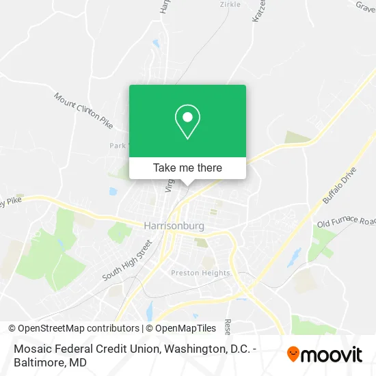 Mapa de Mosaic Federal Credit Union