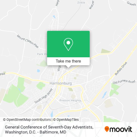 Mapa de General Conference of Seventh-Day Adventists