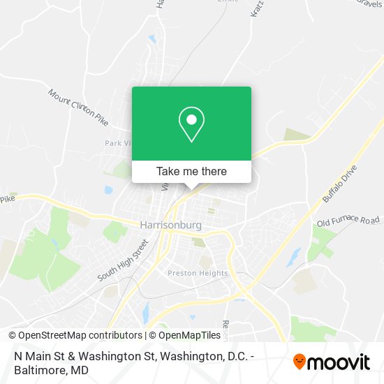 Mapa de N Main St & Washington St