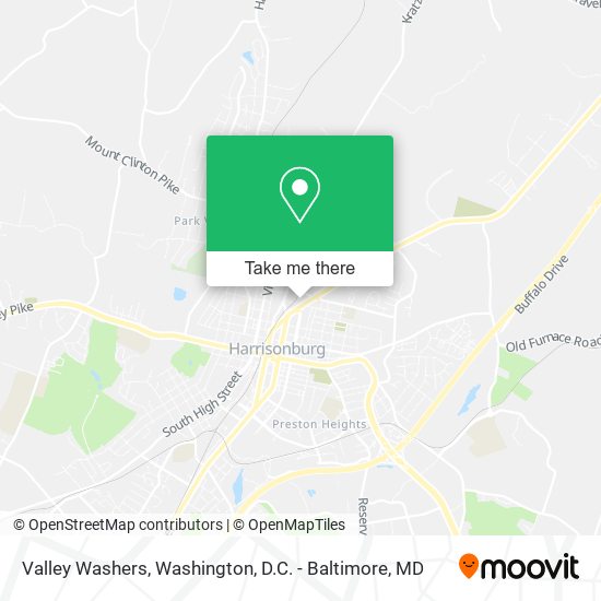 Mapa de Valley Washers