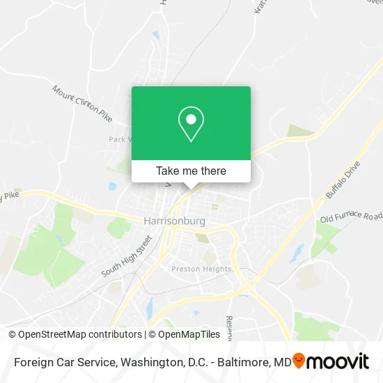 Foreign Car Service map