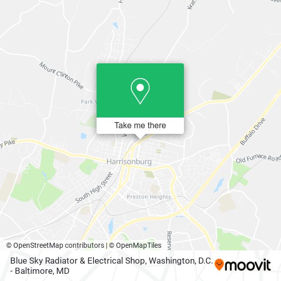 Blue Sky Radiator & Electrical Shop map