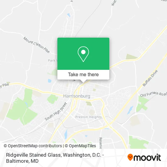 Ridgeville Stained Glass map