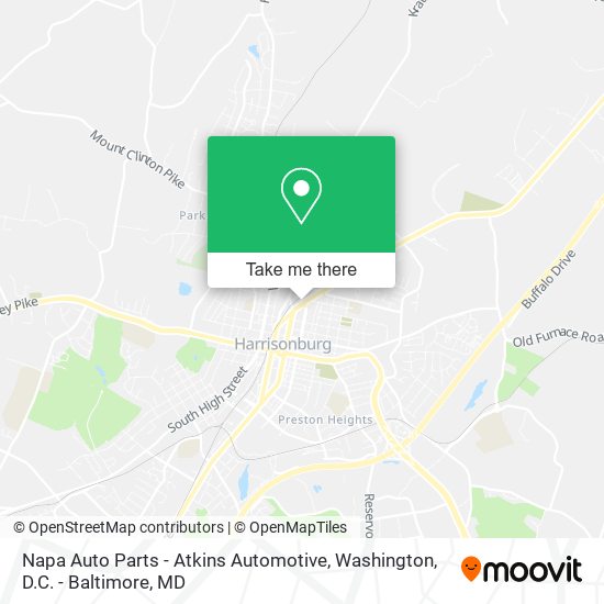 Napa Auto Parts - Atkins Automotive map