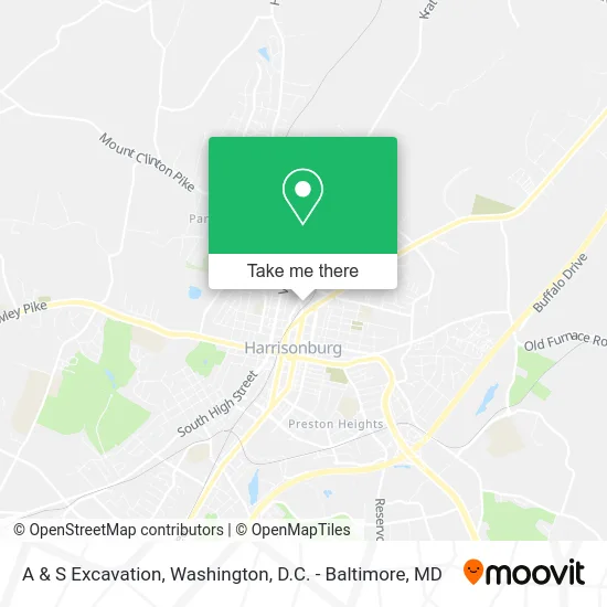 A & S Excavation map